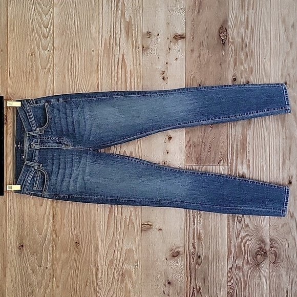 7 For All Mankind Size 25 Gwenevere Dark Wash Skinny Jeans - Picture 1 of 12